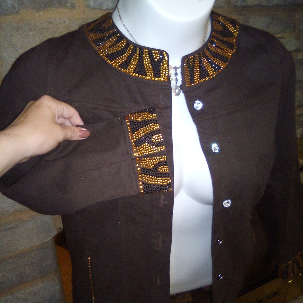 Blinged Out Jacket! STAND out